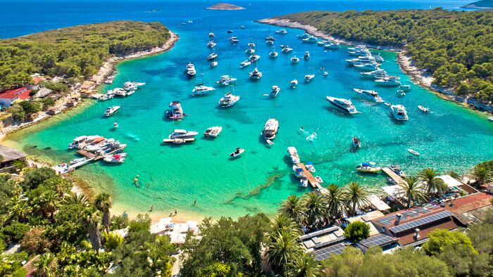 Harbor with boats